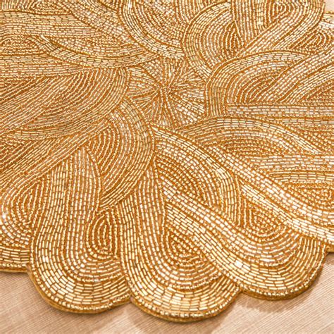 Buy Halcyon Beaded Placemat from Home Centre at just INR 899.0
