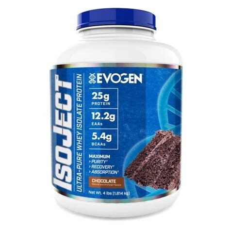 Evogen Isoject Isolate Protein Chocolate 4 lb - PHARMIKA INDIA PVT LTD.