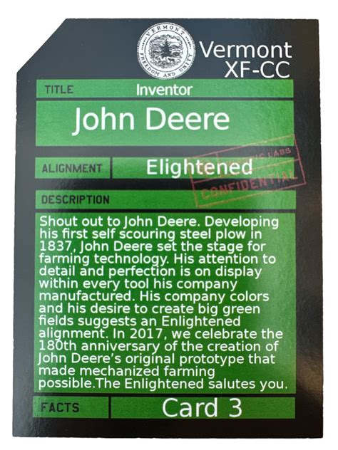 John Deere - Inventor - Ingress Swag