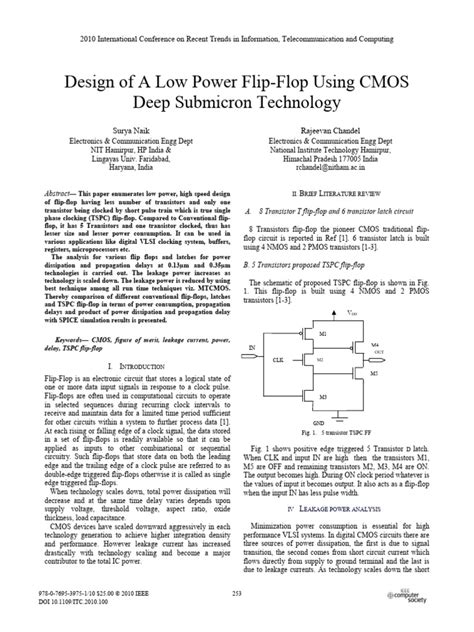 Image result for CMOS Construction Using D Flip-Flop