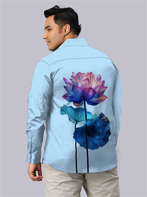 Plus Size Full Sleeves Shirt For Men | Guniaa