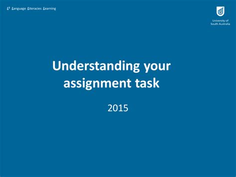 Image result for Understanding the Assignment