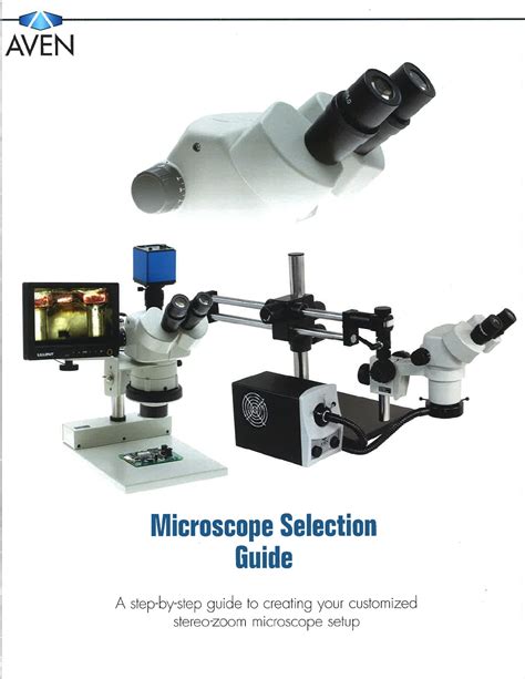 Microscope Selection Guide Datasheet by Aven Tools | Digi-Key Electronics
