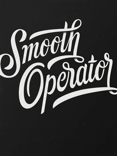 Image result for Smooth Operator Sign