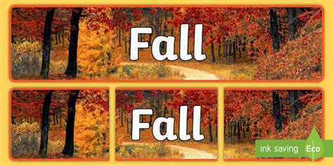 Printable Fall Leaf Banner With Photos | Twinkl USA - Twinkl
