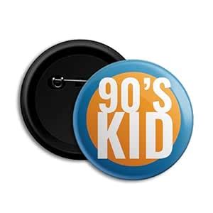 Buy 90s Kid Round Button Badge - Dot Badges Online at Low Prices in ...