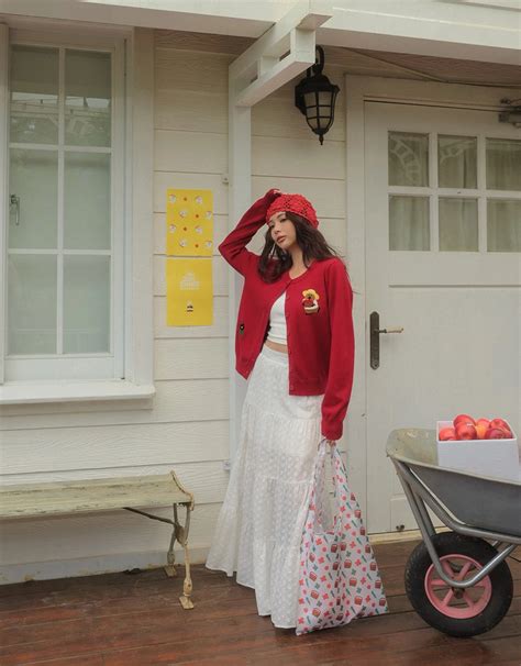 【DINOTAENG】Embroidered Button-Down Knit Cardigan - AIR SPACE