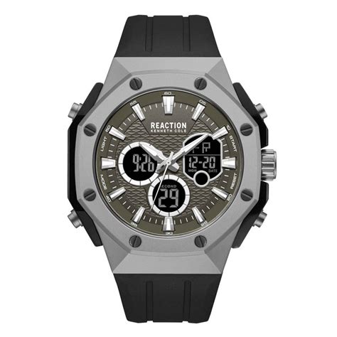 Buy Reaction Kenneth Cole Men Grey Gun Dial Watch (KRWGP0069402) (M) Online