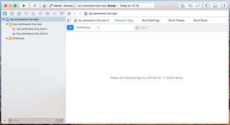 iOS Command Line 的图像结果