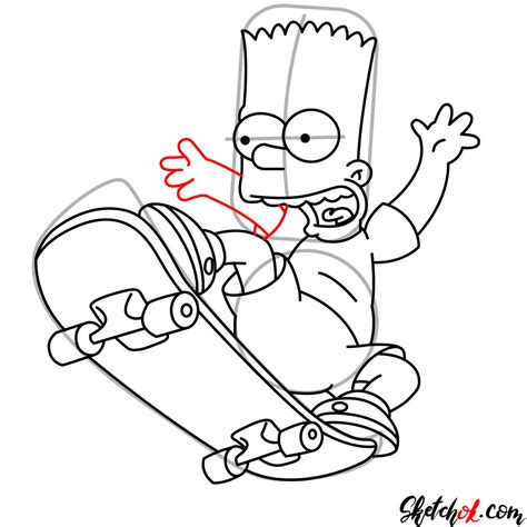 Drawing Cartoon Bart Simpson at John Halliburton blog