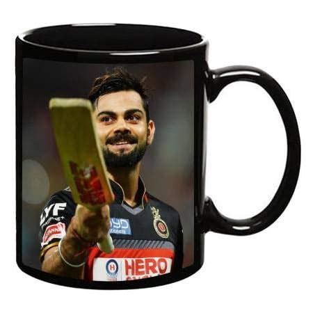 Buy THEWHOOP White Printed Ceramic Virat Kohli Printed White Ceramic ...