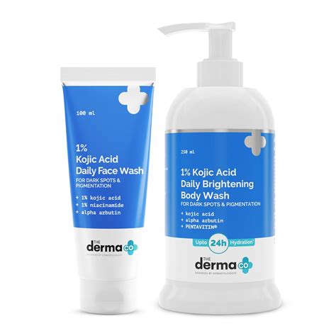 The Derma Co No More Pigmentation Combo with 1% Kojic Acid (1% Kojic ...