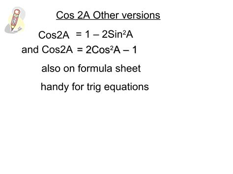 Compound Angle Formulae 的图像结果