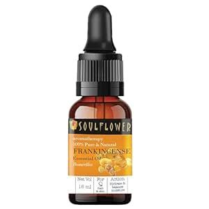 Soulflower Frankincense Essential Oil- Pure, Organic, Natural ...