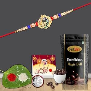 DarkShri Rakhi for Brother | Rakhi With Chocolate | Premium Chocolate ...