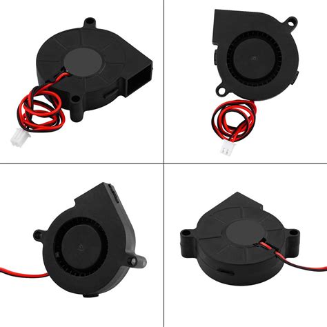 Buy Fan 3D Printer DC 12/24V 50 * 15mm Blow Radial Cooling Fan Turbofan ...