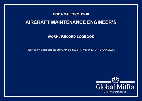 Aircraft maintenance Engineer's work/ record logbook : Rahul Yadav ...