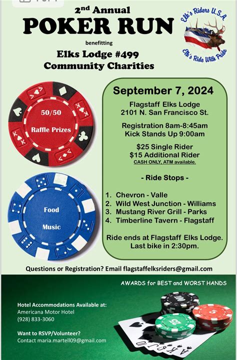 2nd Annual Poker Run, 2101 N San Francisco St., Flagstaff, 7 September ...