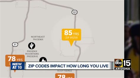 Image result for Zip Code and Life Expectancy