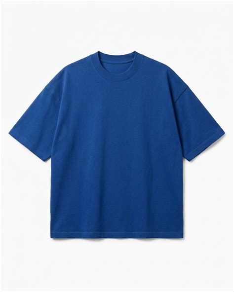 Monaco Blue Oversized Tee – Rebbel