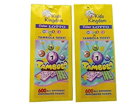 Buy TROLLEY Toy Tambola Tickets - 600 Tickets (1 Book) | Each Book ...