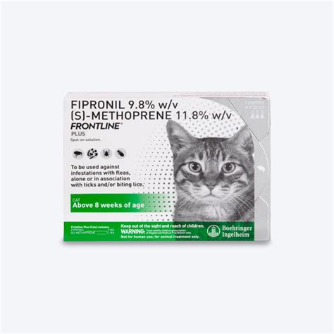 FRONTLINE Plus For Cat | Flea Treatment For Cats – Heads Up For Tails