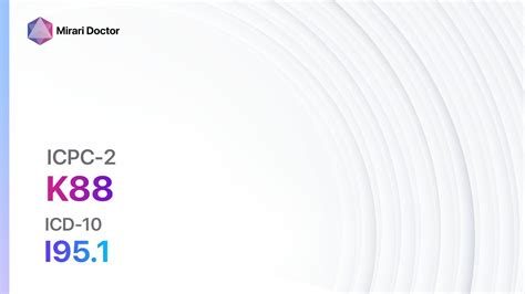K88 Postural hypotension (ICD-10:I95.1)