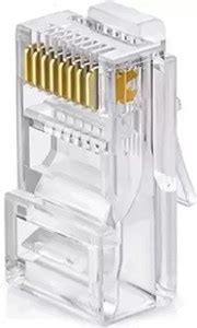 SVDK Pack of 100 Cat6 Cat5e RJ45 Ethernet Connector LAN Cable Crimp ...