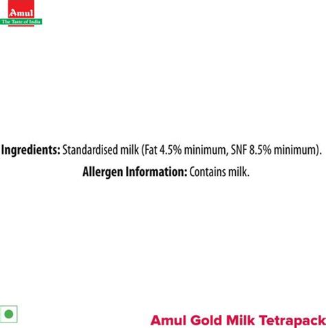Amul Gold Homogenized Milk Price in India - Buy Amul Gold Homogenized ...