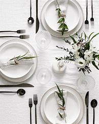 Image result for Minimalist Table Settings for Two