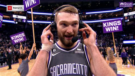 Domantas Sabonis proud Kings 'stuck together' in comeback win vs ...