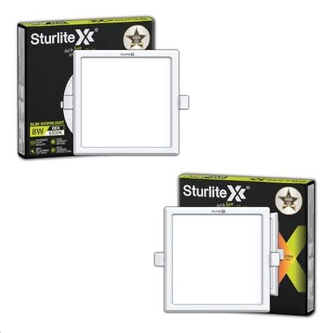 Buy Sturlite Lexxo 8W Square LED Surface Light| 6500k Cool White Color ...