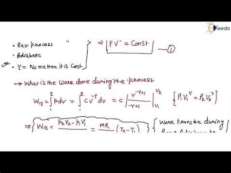Explained: Work Transfer During Adiabatic Process - GATE Mechanical ...