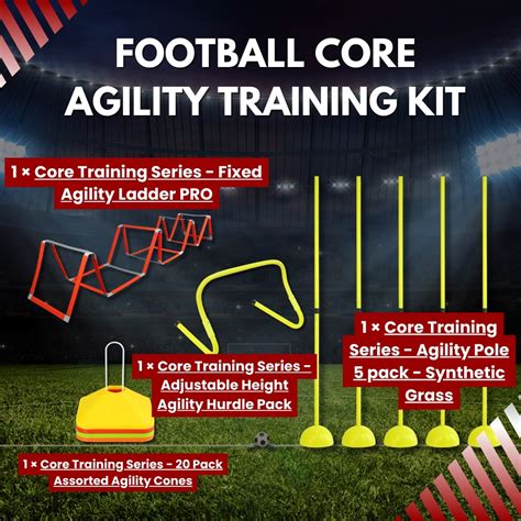 Core Agility Training Set - Agility Kit - Football Core