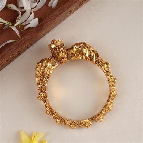King of Lion Gold Plated Men’s Kappu | Sri Anu Jewellers