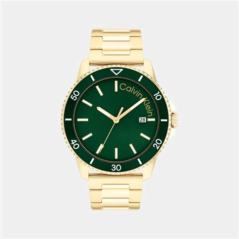 Calvin Klein Aqueous Men Green Watch 25200383 – Just In Time