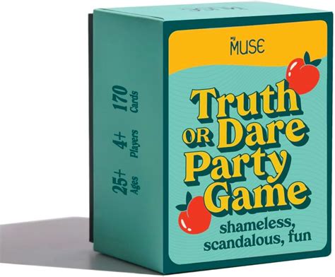 MYMUSE Truth Or Dare Epic Party Card Game, 170 Fun Prompts, 3 ...
