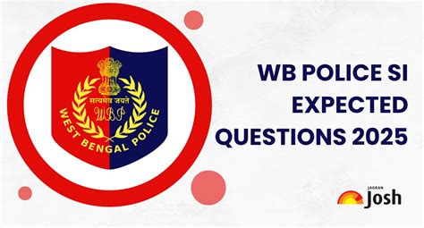 WB Police SI Expected Questions 2025: Subject-Wise Questions with Solutions