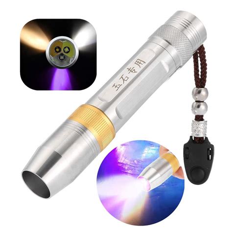Buy A K Homes -UV LED Flashlight Torch,3Colors Handheld White Yellow ...