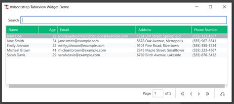Creating GUI Tables in tkinter using Tableview Class from ttkbootstrap ...