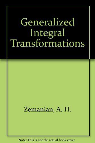 Buy Generalized Integral Transformations Book Online at Low Prices in ...