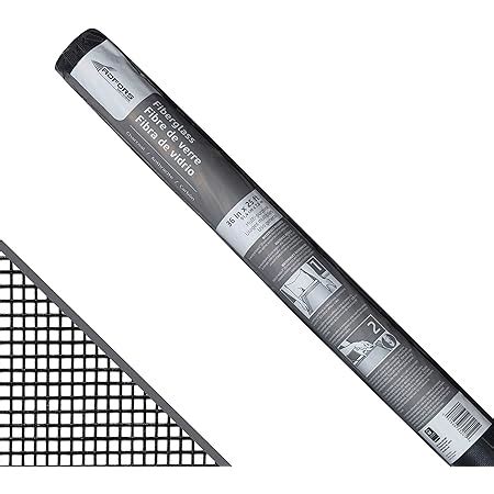 Saint-Gobain ADFORS 36"X25' CHARCOAL FIBERGLASS SCREEN : SAINT GOBAIN ...