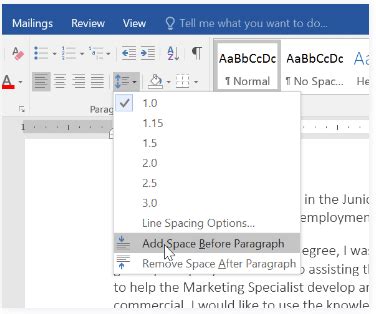 Line and Paragraph Spacing - How to become an Expert of MS Word - Class