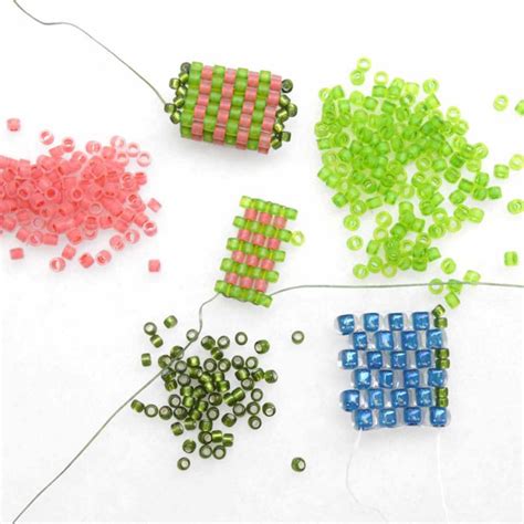 Edging Peyote Stitch Tutorial Bead 的图像结果