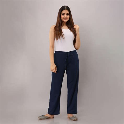Buy Indigo Cotton Narrow Bottom Flex Pant- Shemohe – Ekohum