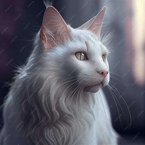Premium Photo | Turkish angora. cat breeds. adorable image of a cat ...