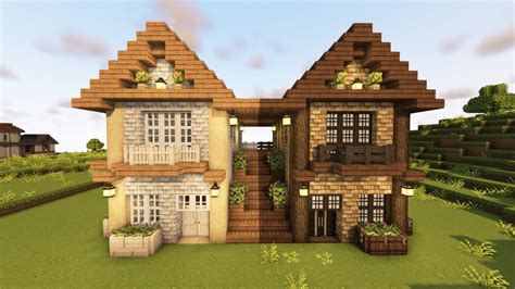 Image result for Minecraft Two-Person House Tutorial
