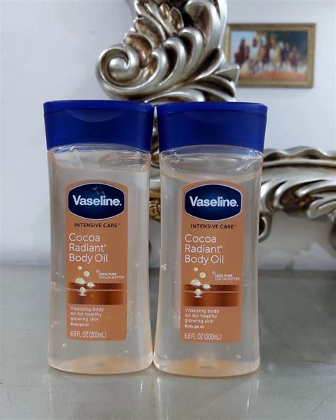 Vaseline Intensive Care Cocoa Radiant Body Oil - 200ml(Blue Cover ...