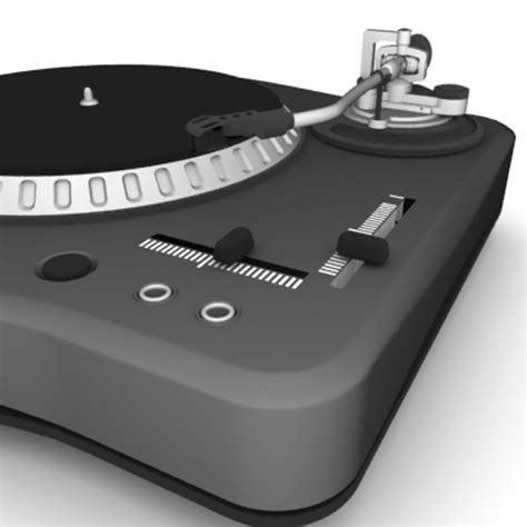 Image result for Turntable 3D Model