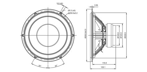 SB Acoustics SB26SFCL38-8 10" Paper Cone Woofer – Audiofy.in